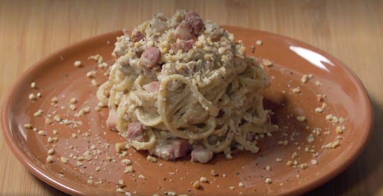 pasta al pesto di noci e pinoli